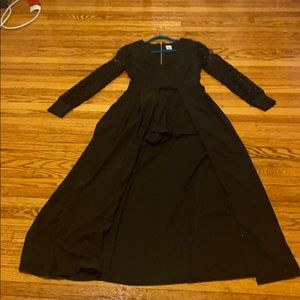 Romper maxi with skirt